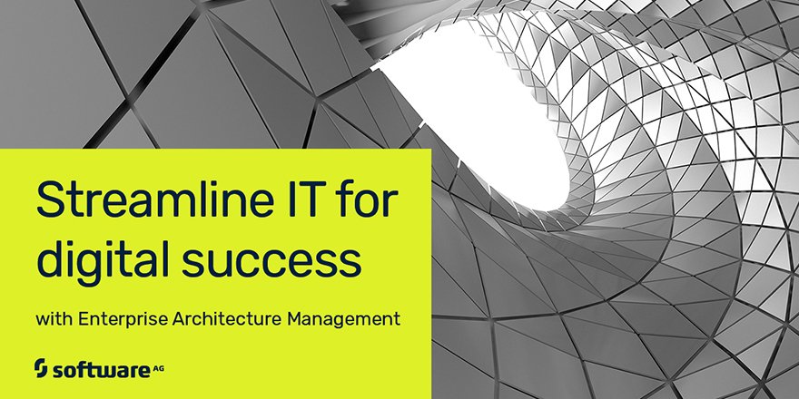 SoftwareAG's tweet image. Know what IT assets you have today, how they interrelate, how to streamline the IT portfolio, and where you should invest to align with the digital business vision. 

Learn more about Enterprise Architecture Management from Alfabet. bit.ly/3F33EAK

#EA #ITPortfolio