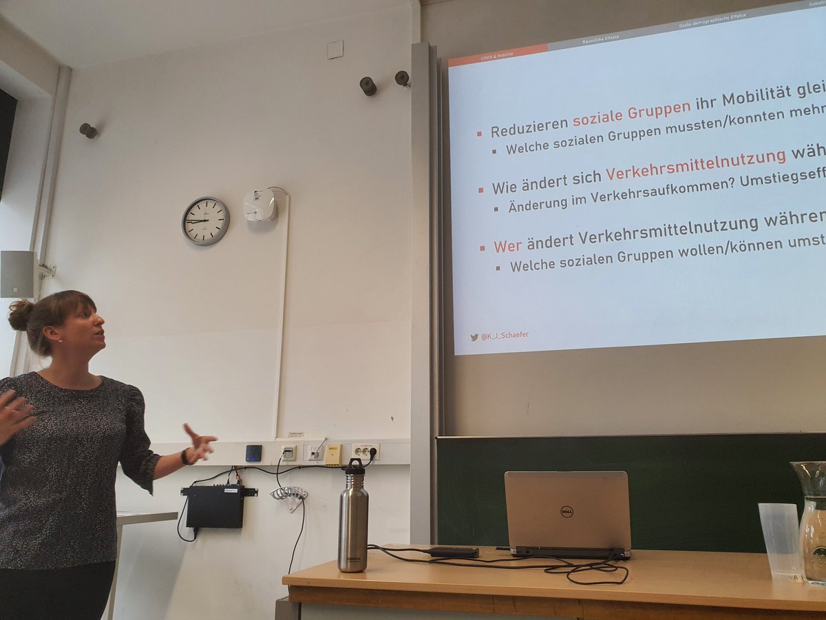Alex Rammert (@alexrammert) on Twitter photo Spannender Vortrag von @K_J_Schaefer zum Einfluss von #COVID19 auf die #Mobilität
Insgesamt sehr guter Austausch zwischen Mobilitätsforschung und Verkehrsplanung auf der diesjährigen Tagung des AK Mobilität & Verkehr #AKMoVe <a href="/LMU_Muenchen/">Universität München</a> Spannender Vortrag von @K_J_Schaefer zum Einfluss von #COVID19 auf die #Mobilität
Insgesamt sehr guter Austausch zwischen Mobilitätsforschung und Verkehrsplanung auf der diesjährigen Tagung des AK Mobilität & Verkehr #AKMoVe <a href="/LMU_Muenchen/">Universität München</a>