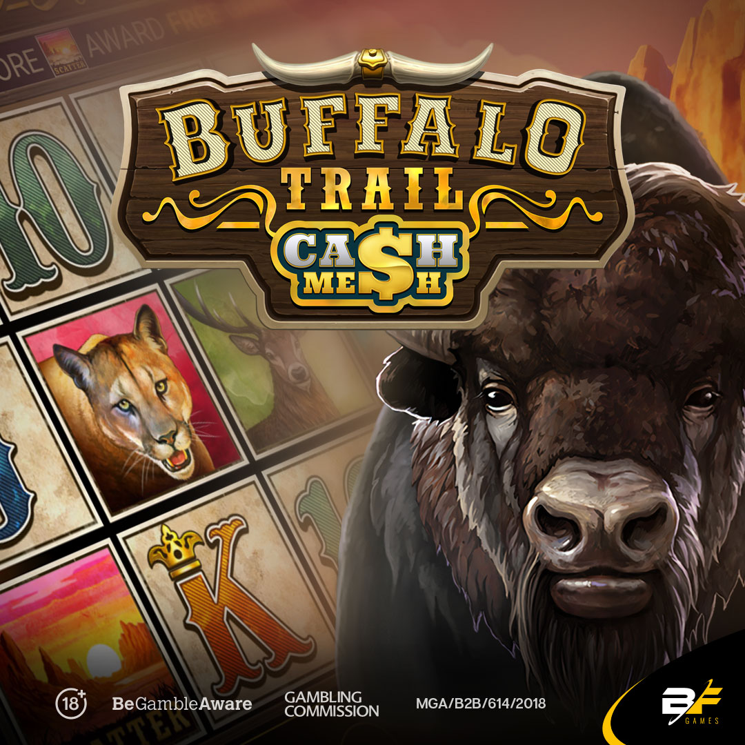 Sink your horns into one of BF Games’ wildest releases yet: Buffalo Trail™! Featuring five reels, three rows and 25 fixed pay lines, venture through the reels and keep your eyes peeled for Scatter symbols, as three or more will land you up to 24 Free Spins.