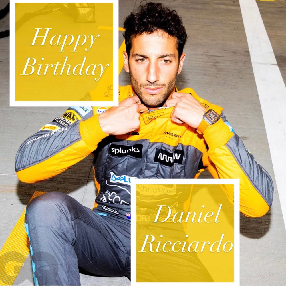  Happy Birthday  Daniel Ricciardo 7 1   33                                       