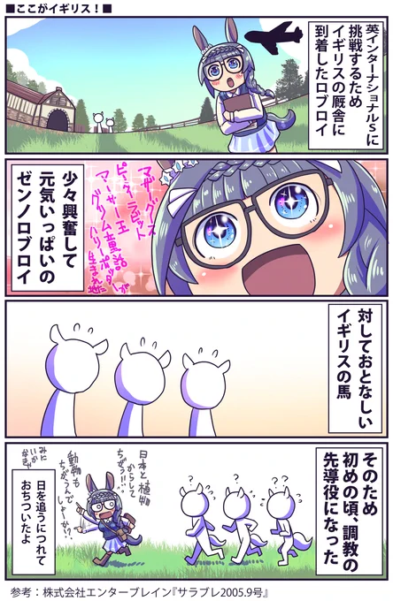 ゼンノロブロイのイギリス遠征の話#ウマ娘 