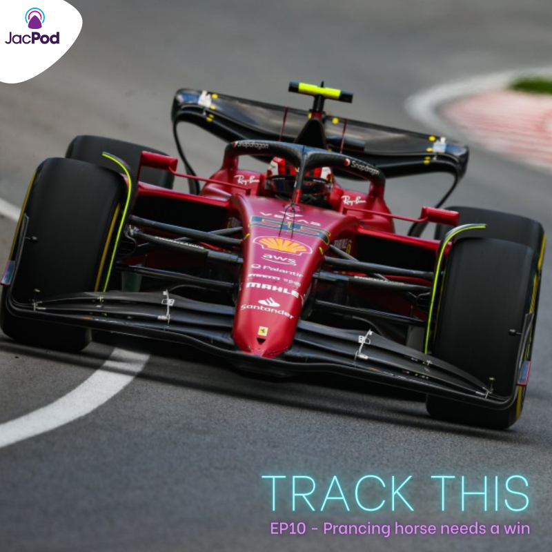 jacarandafm's tweet photo. LISTEN | Only one of our ‘Track This’ podcast panelists is hopeful that Ferrari can close the gap in Silverstone. Listen to #TrackThis on Jacaranda FM’s JacPod to find out who it is: 
 
#BritishGP #F1 #Formula1 #F1TrackThis