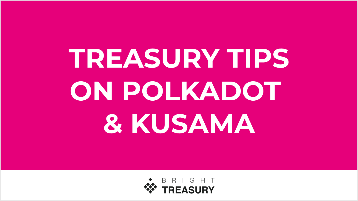 BrightTreasury's tweet photo. Treasury Tips are the best way to appreciate community members. Check out how to tip somebody on #BrightTreasury.
π https://t.co/suJnXVstxX #treasurytips #kusama #polkadot https://t.co/YF0o3ggakd