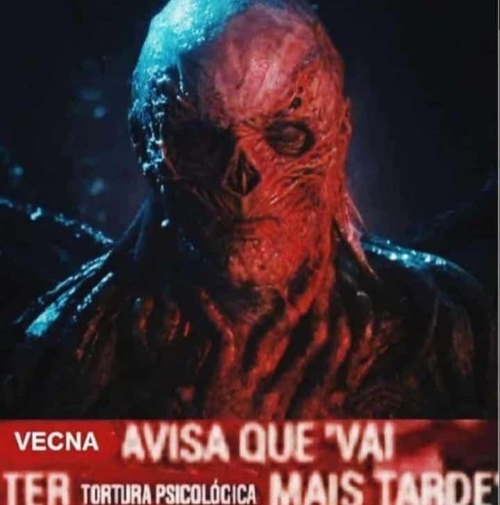 vecna avisou q ia ter tortura psicológica mas ele nao falou q ia ser o audio atrasado de stranger things