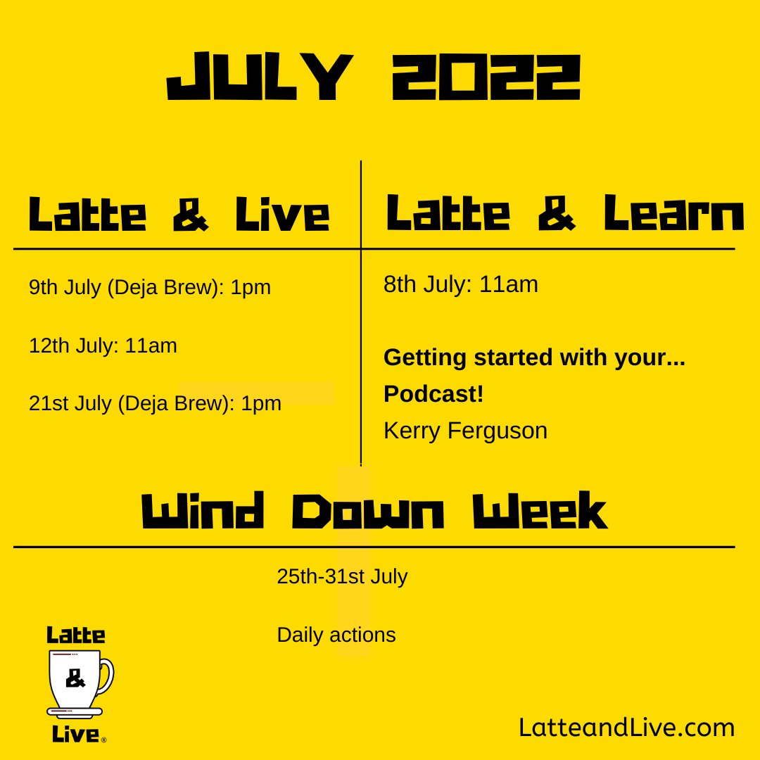 Happy 1st July- Here's what's in store for our members this month 🥳 Did you know, Everything can be accessed online from wherever you are.⁣⁠⁣⁣⁠⁣⁠⁣⁣⁣ ⁣
💛Join us via our website💛⁣⁠⁣⁣⁣⁣⁣⁣⁣⁣⁣⁣⁣

#july #networking