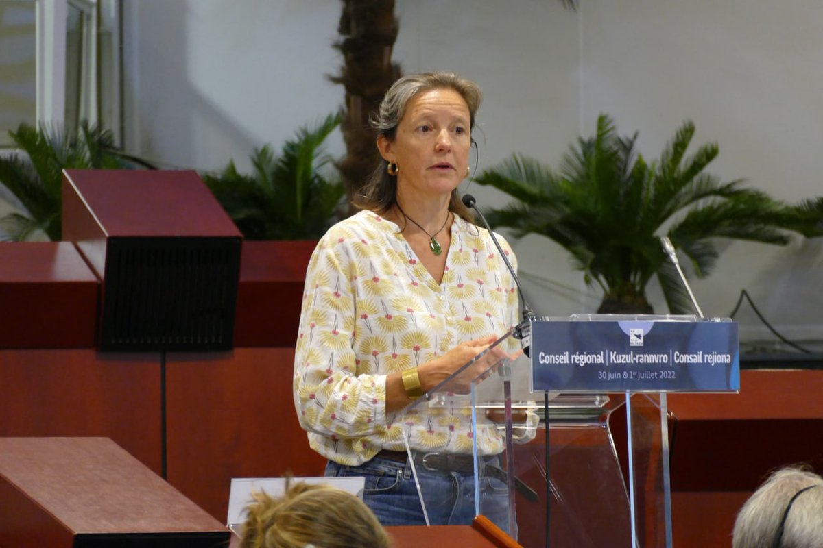 Goulennet he deus <a href="/StollSteph/">Stéphani·e Stoll</a>  da brezidant ar Rannvro e soñj hag e metodologiezh tro-dro da raktres magañ eoged e #Plouizi evit gwareziñ un diorren ekonomikel padus a glot gant pinvidigezhioù ar vro, dreist-holl an dour 💦