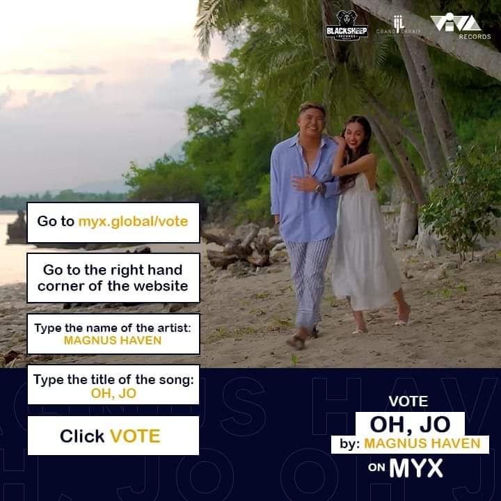 magnus_haven's tweet photo. Mga Jo, buhatin din natin sa MYX ang OH, JO music video kasama ang diyosang Jo namin na si Zeinab Harake. Boto na, arat na! Labyu!❤️🙏❤️🙏❤️🙏
#OhJo
#MagnusHaven
#AratNa
#ZeinabHarake https://t.co/mAbAmo5o8q