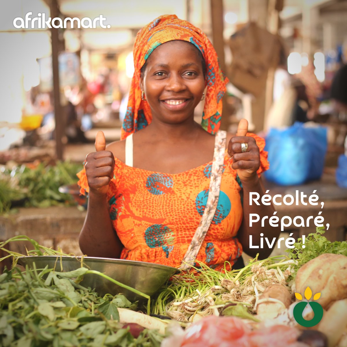 Un sourire sincère, pour une cliente satisfaite !

Chez Afrikamart, la démarche est simple : chaque légume est récolté auprès des producteurs, préparé et livré selon un protocole garantissant la qualité et la satisfaction des clients. 

#afrikamart #nunafrikamart