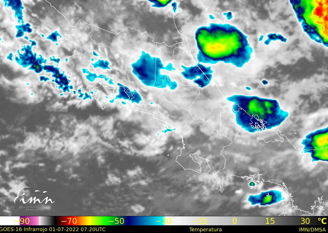 IMNCR's tweet photo. #IMN_Informe Meteorológico N°6 
Onda Tropical #13 con potencial a tormenta tropical
Emitido: 01 de julio de 2022, 1.00 a.m. https://t.co/5KZ6BzBtnl