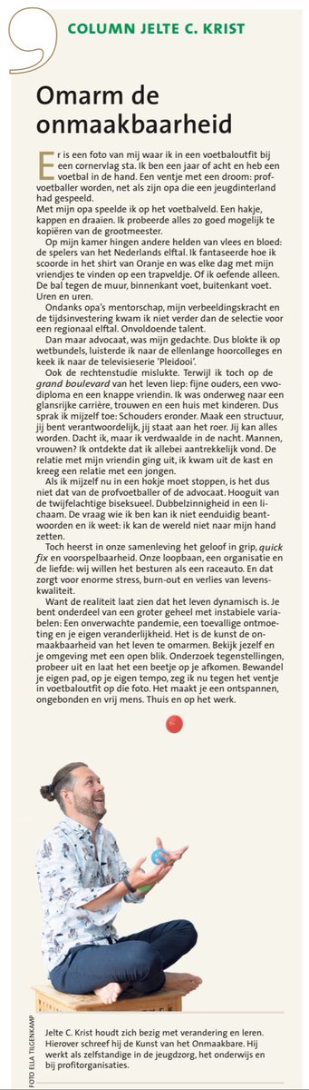 jelte_c's tweet photo. Omarm de onmaakbaarheid - een column van een twijfelachtige biseksueel #kunstvanhetonmaakbare https://t.co/fWDwt3HvKw