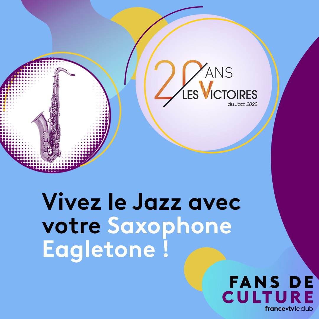 🎂Fêtez les 20 ans des <a href="/VictoiresduJazz/">Les Victoires du Jazz</a> avec le Club #FansDeCulture 
👉francetelevisions.fr/le-club/le-clu…

🤩Notre partenaire <a href="/woodbrass/">Woodbrass.com</a> vous offre un Saxophone <a href="/EagletoneMusic/">EAGLETONE</a> ROAD TS100 !
