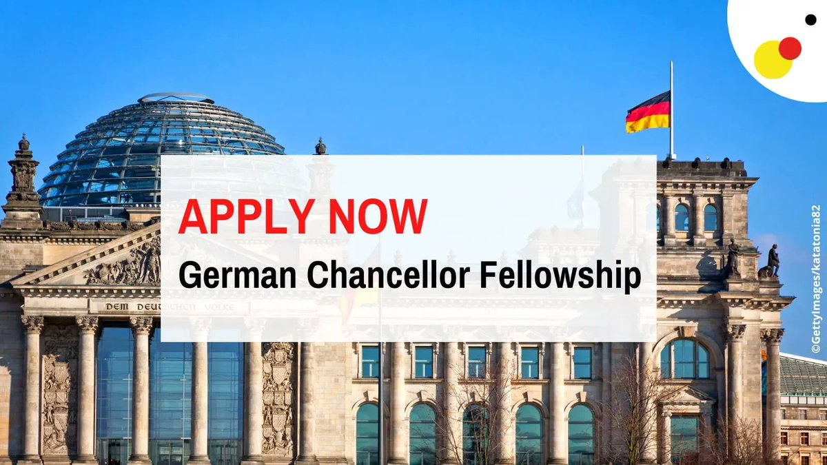 Alumniportal DE (@alumni_de) on Twitter photo Are you Interested in spending 1 year in #Germany to conduct your own research? 🤓Apply now for the German Chancellor Fellowship by <a href="/AvHStiftung/">Humboldt-Stiftung</a>!
Deadline is 📅 15 October!
buff.ly/3NubVBT Are you Interested in spending 1 year in #Germany to conduct your own research? 🤓Apply now for the German Chancellor Fellowship by <a href="/AvHStiftung/">Humboldt-Stiftung</a>!
Deadline is 📅 15 October!
buff.ly/3NubVBT
