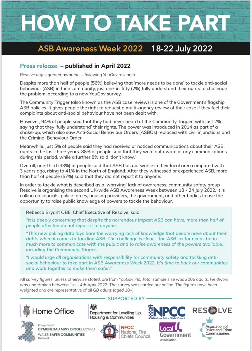 PatrolOfficers's tweet image. #ASBawarenessweek there will be a pop up stand on the Promenade on the 18th Come on down and say hello. Watch this space for updates on the great work always going on behind the scenes from not just patrols but the entire team that is Dorset Councils Community Safety Team.