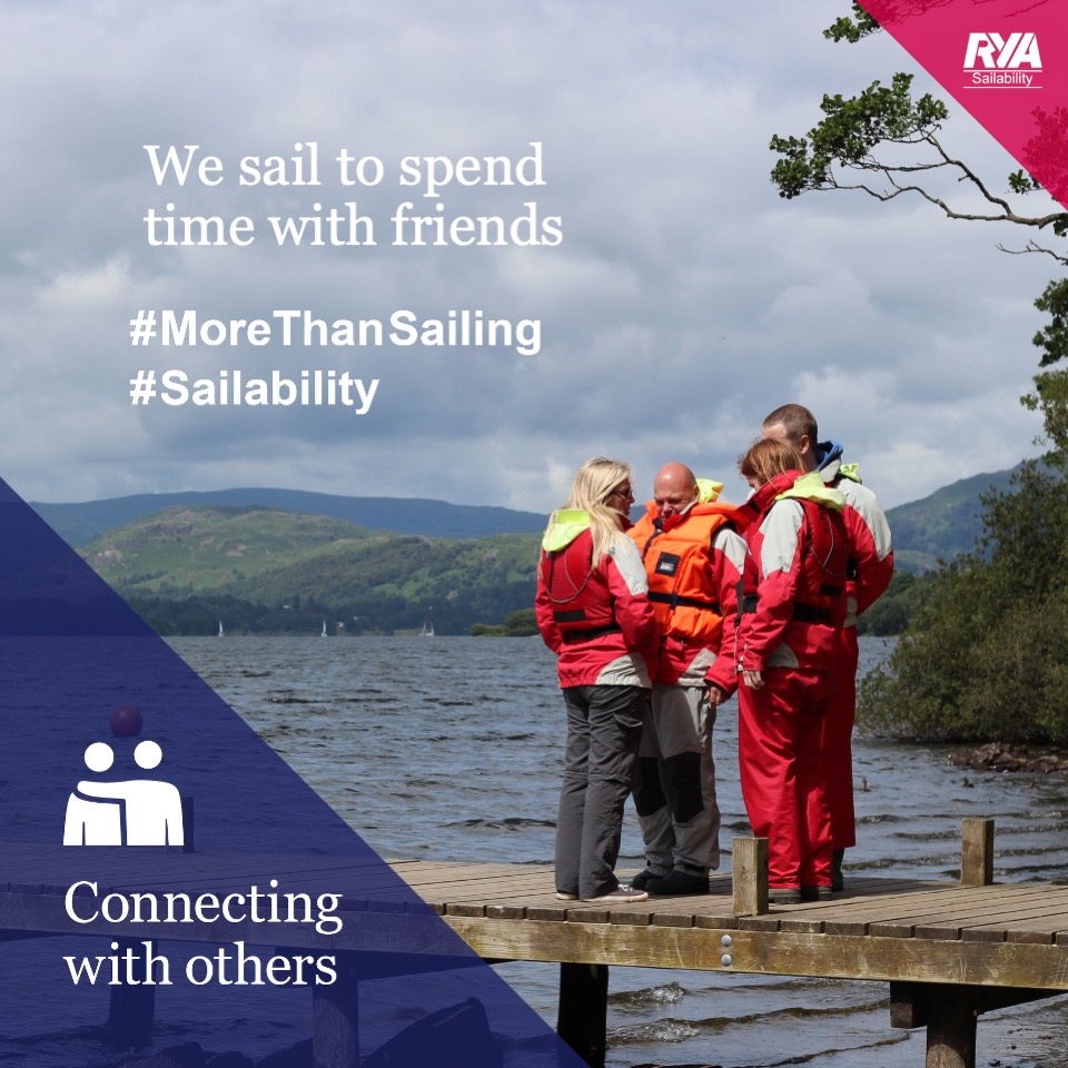 It's more than sailing... it's about #friends.

When you sail, you learn lots, get a healthy dose of fresh air, and meet some fantastic people too. 😊

Find your local Sailability club today
rya.org.uk/start-boating/…

 #MoreThanSailing #Sailability #Friends