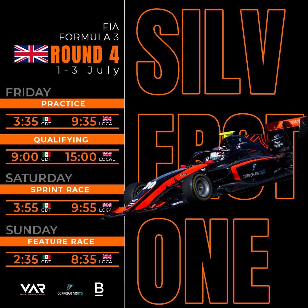 Here we go Silverstone! Race weekend starts today! 👊
