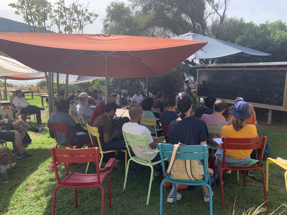 Raquel Queiroz (@rpa_queiroz) on Twitter photo Who doesn’t love physics at the waterfront? Listening to <a href="/aggrushin/">Grushin</a> from <a href="/NeelTheory/">Neel Theory Group</a> delivering a wonderful lecture on amorphous topological matter at <a href="/IES_Cargese/">IES Cargese</a> Who doesn’t love physics at the waterfront? Listening to <a href="/aggrushin/">Grushin</a> from <a href="/NeelTheory/">Neel Theory Group</a> delivering a wonderful lecture on amorphous topological matter at <a href="/IES_Cargese/">IES Cargese</a>