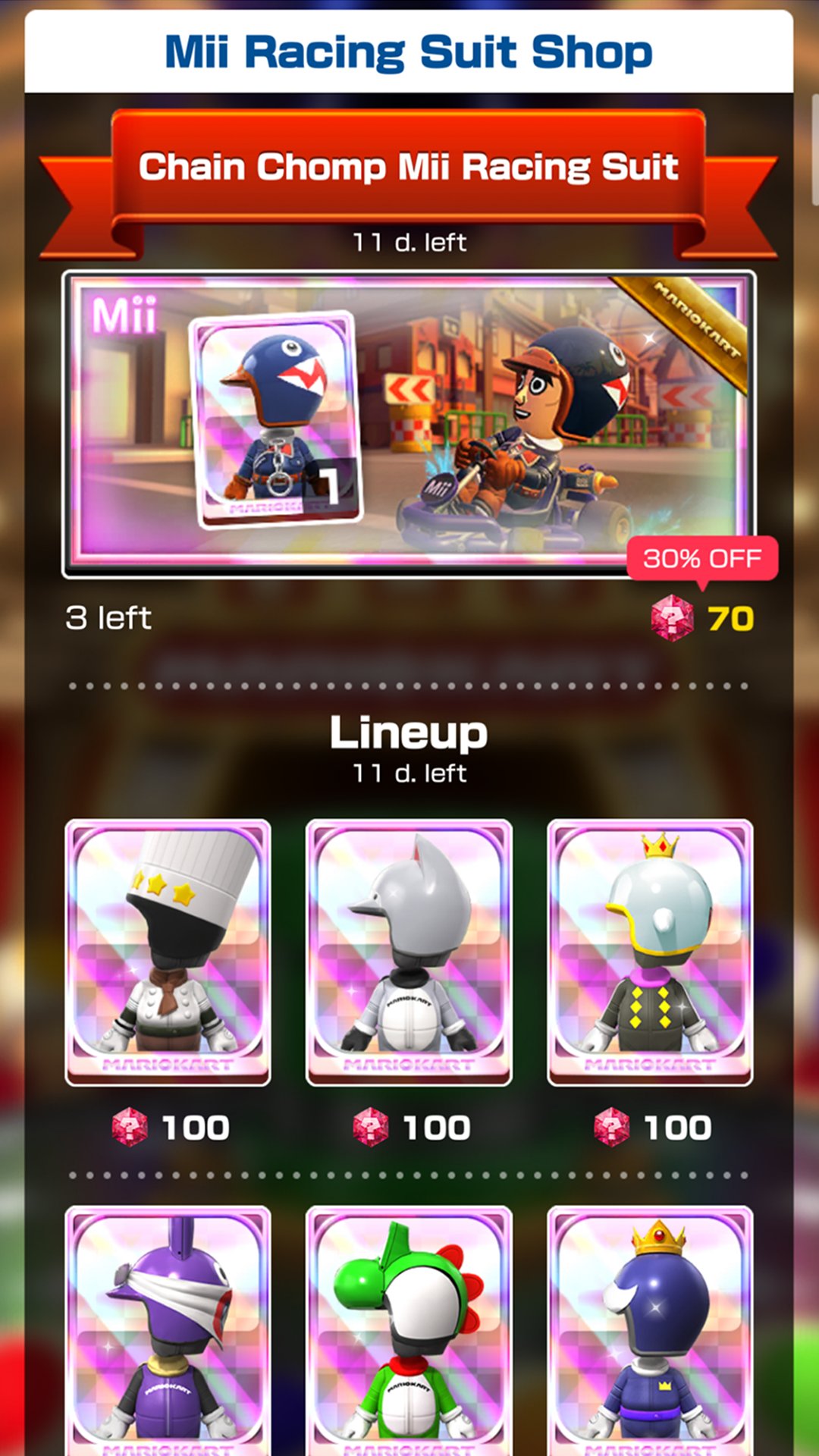 Mario kart online chain chomp
