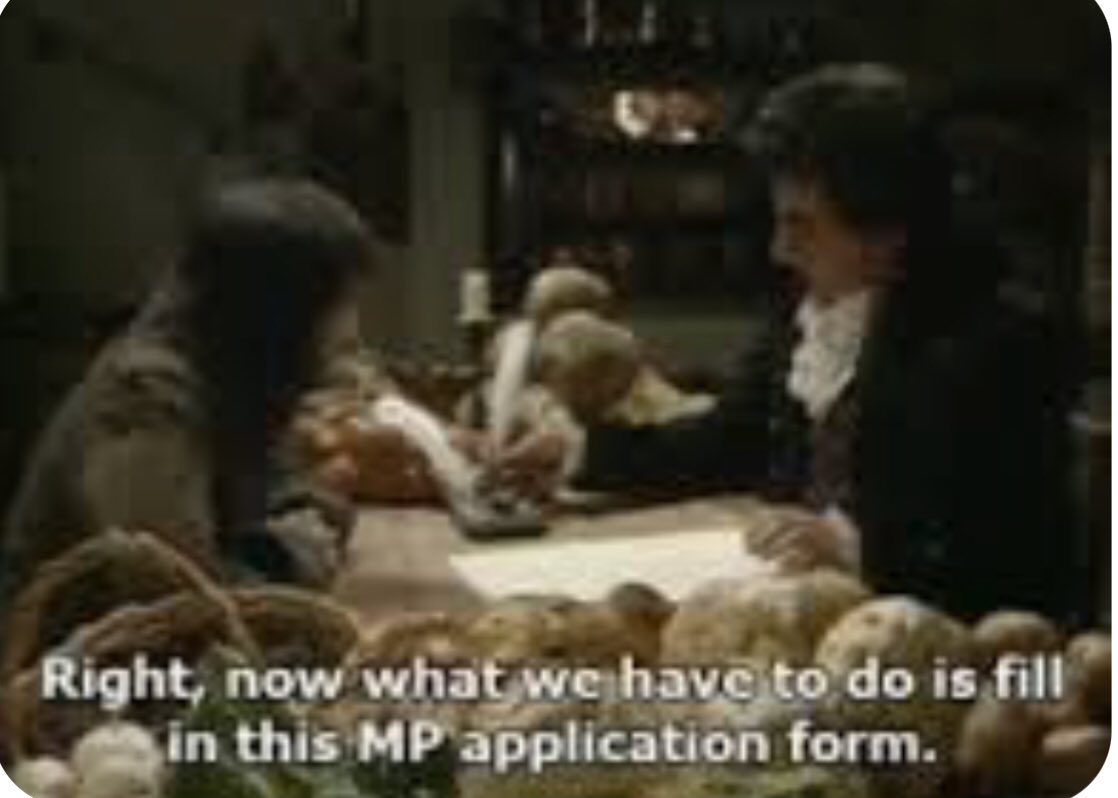 mldhgv1's tweet photo. When the writers of Black Adder put the line โoh for gods sake Baldric your going to be an MP, Iโll just put on the form fraud and sexual deviancyโ
Most people thought that was funny, the conservatives thought Oh thereโs a good idea!
#SwallowBackFriday #SwallowGate #JohnsonOut157 https://t.co/aYPchFA9pQ
