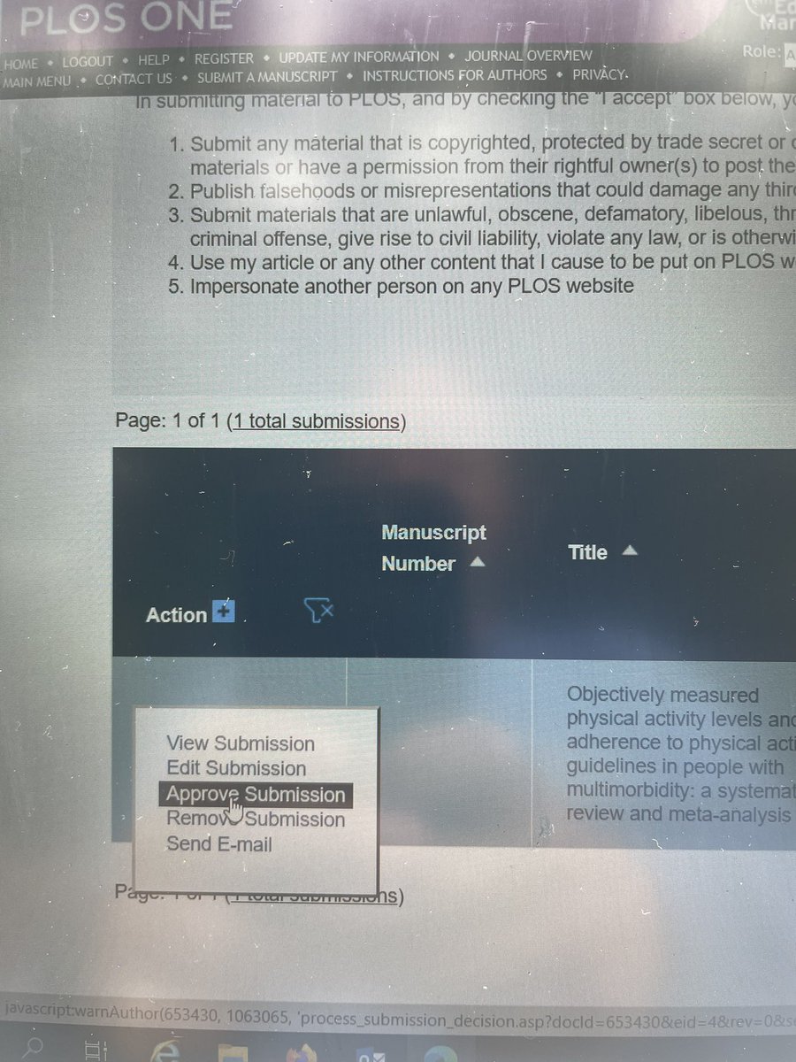 Milestone! Submission of the first paper being first author is a huge deal when being a humble PhD student. Even if the paper does not make it to peer review in this specific Journal, it is still a big deal.