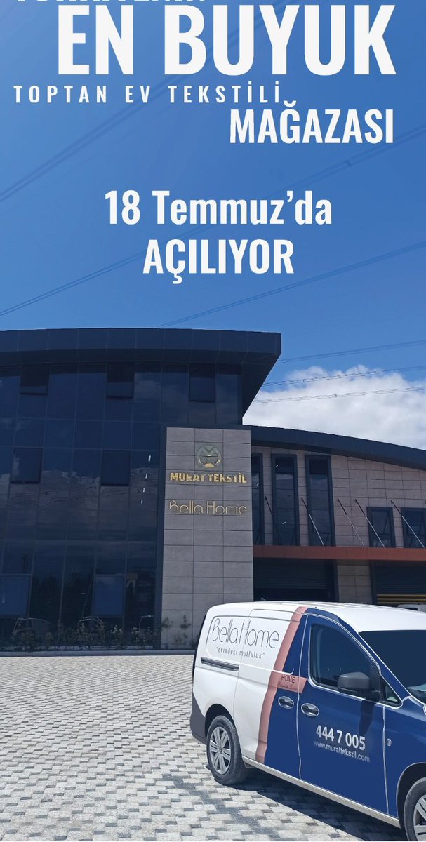 AVRUPA'NIN EN BÜYÜK TOPTAN EV TEKSTİLİ MAĞAZASI 18 TEMMUZ'DAN İTİBAREN KAPILARINI AÇIYOR. 

EUROPE'S LARGEST WHOLESALE HOME TEXTILE STORE IS OPENING ITS DOORS FROM 18 JULY.

#hometex
#evtekstili