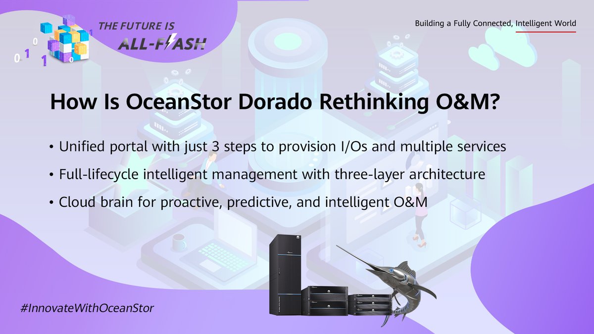 IT_Huawei's tweet photo. Time is money, so spend it wisely with Huawei #OceanStorDorado. Its intelligent O&amp;M frees you from the hassle of #datamanagement, to focus on what's important for your #business. Learn more: https://t.co/0h2RsUY8fQ #InnovateWithOceanStor #AllFlashInsights https://t.co/xcXkrWRwiP