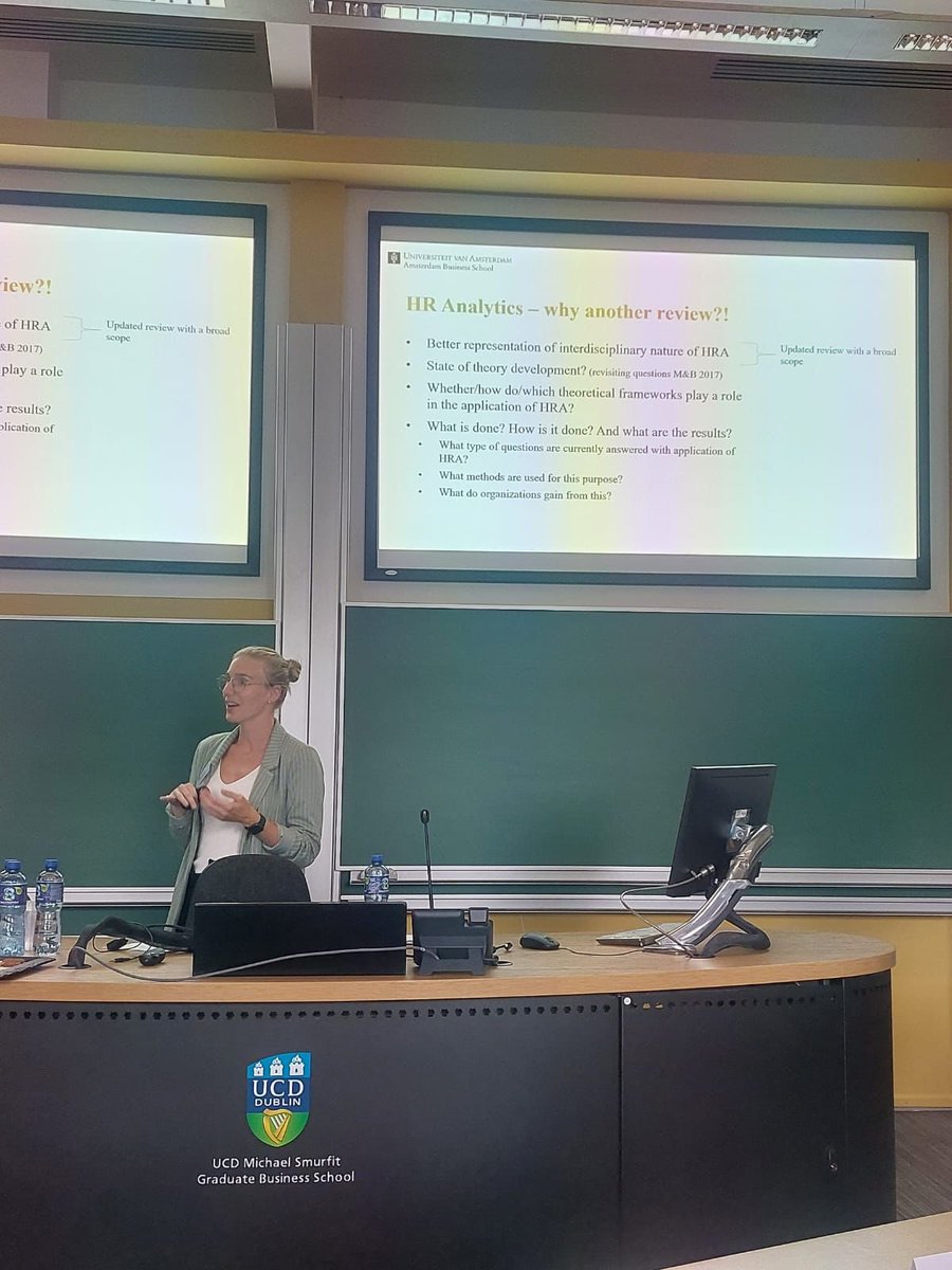 Margriet Bentvelzen presented her paper TWO SIDES OF THE SAME COIN: REVIEWING AND SYNTHESIZING RESEARCH ON HR ANALYTICS at the <a href="/EIASM_org/">European Institute for Advanced Studies in Mgt</a> PAAM workshop #peopleanalytics #apac