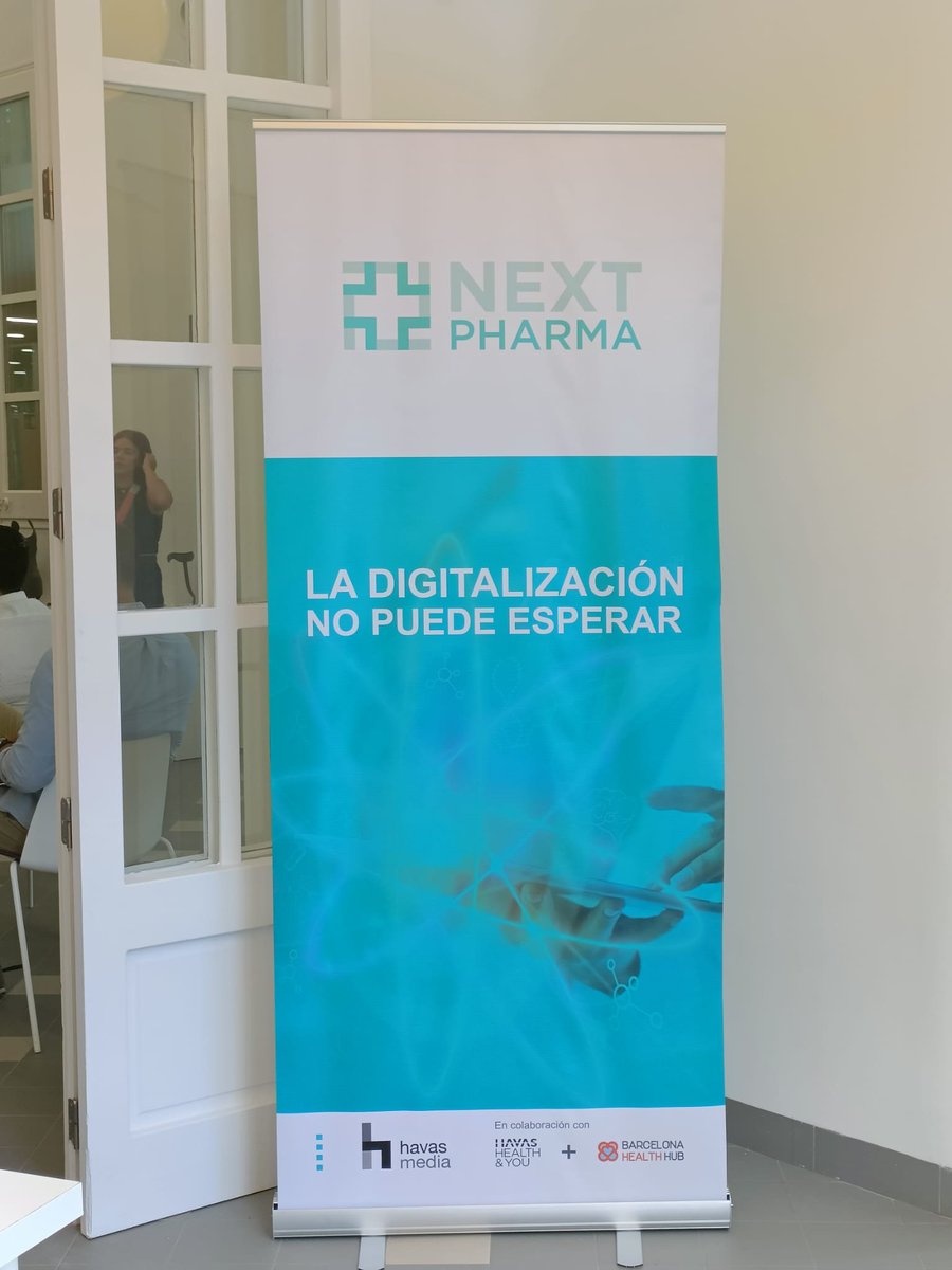 Havas_ES's tweet photo. Hoy celebramos '𝗡𝗲𝘅𝘁𝗽𝗵𝗮𝗿𝗺𝗮, 𝗹𝗮 𝗱𝗶𝗴𝗶𝘁𝗮𝗹𝗶𝘇𝗮𝗰𝗶𝗼́𝗻 𝗻𝗼 𝗽𝘂𝗲𝗱𝗲 𝗲𝘀𝗽𝗲𝗿𝗮𝗿', una iniciativa de Havas Media España con @HavasYou y Barcelona Health Hub para intercambiar conocimiento e ideas de un sector tan retador como el farmacéutico
#Nextpharma https://t.co/qfB13Fq0GQ