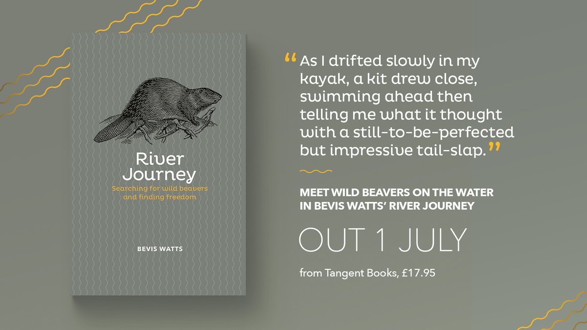 TangentBooks's tweet image. #HappyPublicationDay to 'River Journey', the debut wildlife memoir from Bevis Watts 🥳

The book documents Watts' discovery of wild and free beavers living on the River Avon for the first time in 400 years 🦫

Pick up your copy now 👉 tangentbooks.co.uk/shop/river-jou…