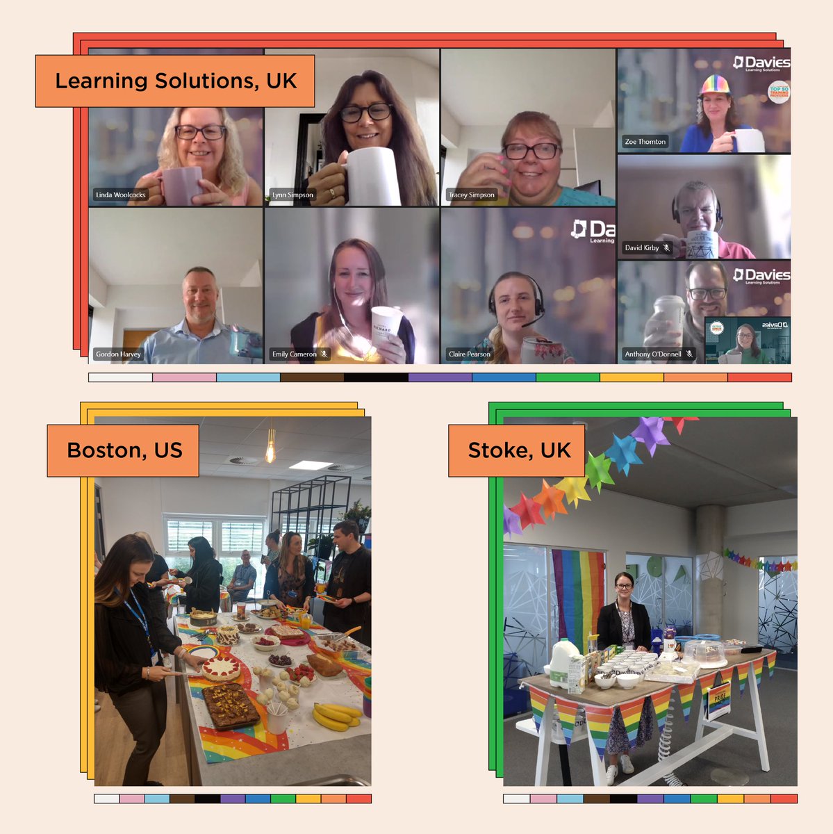 As Pride Month ends, we're thanking our teams for bringing people together with tea mornings to celebrate this important month in the LGBTQ+ community.
 
With the <a href="/DaviesFdn/">The Davies Foundation</a> we have been fundraising for <a href="/TheProudTrust/">The Proud Trust</a> &amp; <a href="/TrevorProject/">The Trevor Project</a>. Check out what we’ve been up to…