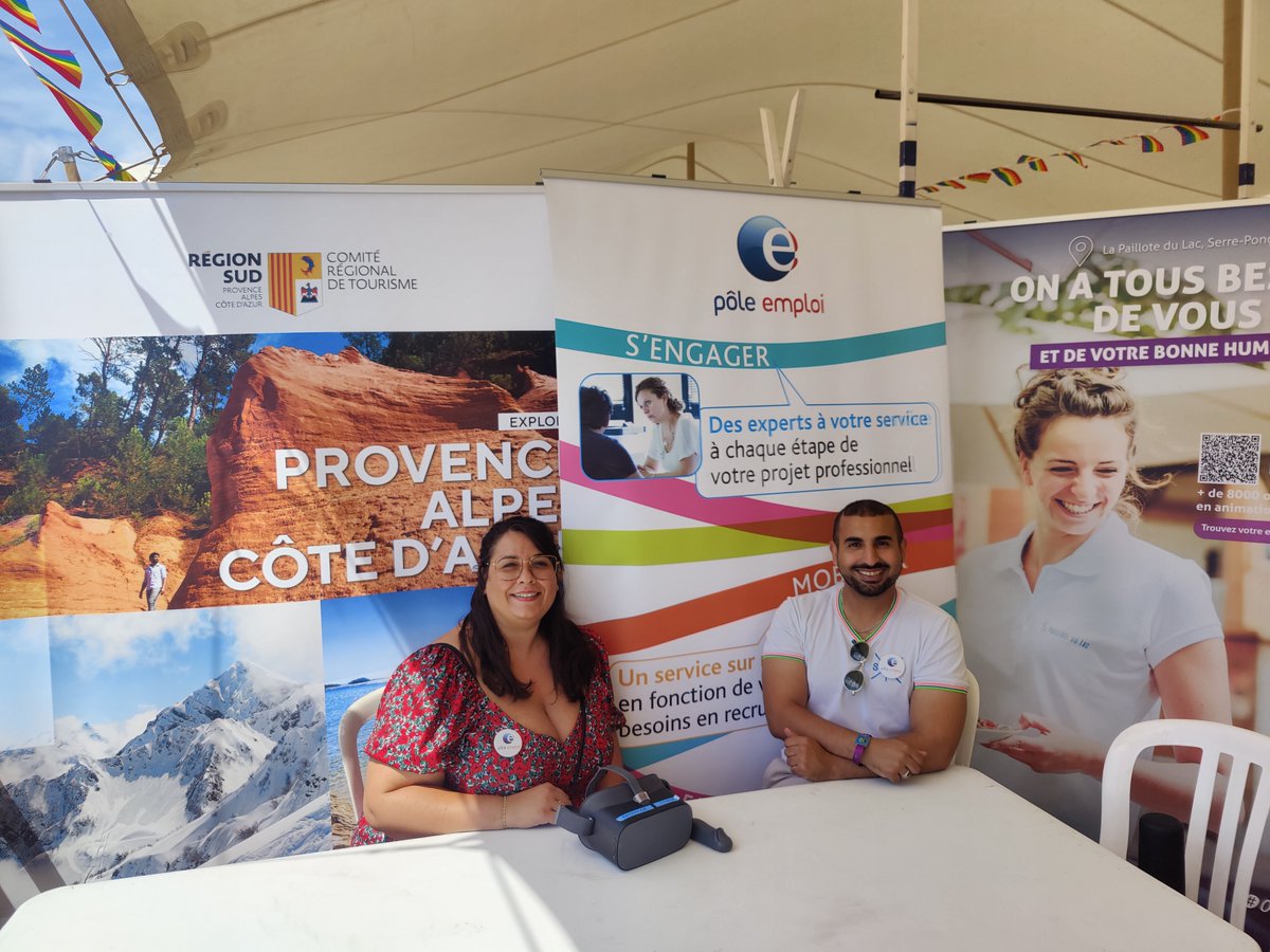 France Travail Bouches-du-Rhône (@ftravail_13) on Twitter photo #AvecPôleEmploi et <a href="/MaRegionSud/">Région Sud</a> au <a href="/FestivalDelta/">Delta France Associations</a> au sein du village Opportunités à la rencontre des festivaliers : animation avec des casques de réalité virtuelle pour la découverte des métiers notamment ceux du tourisme, un des secteurs pourvoyeurs d'#emploi #AvecPôleEmploi et <a href="/MaRegionSud/">Région Sud</a> au <a href="/FestivalDelta/">Delta France Associations</a> au sein du village Opportunités à la rencontre des festivaliers : animation avec des casques de réalité virtuelle pour la découverte des métiers notamment ceux du tourisme, un des secteurs pourvoyeurs d'#emploi