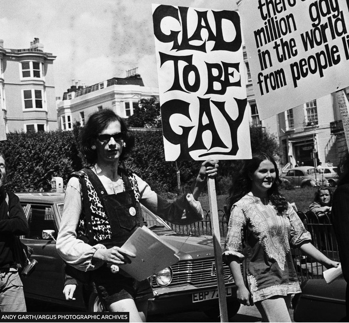 #OnThisDay in 1972, the UK's first Gay Pride march took place. #AllOurPride