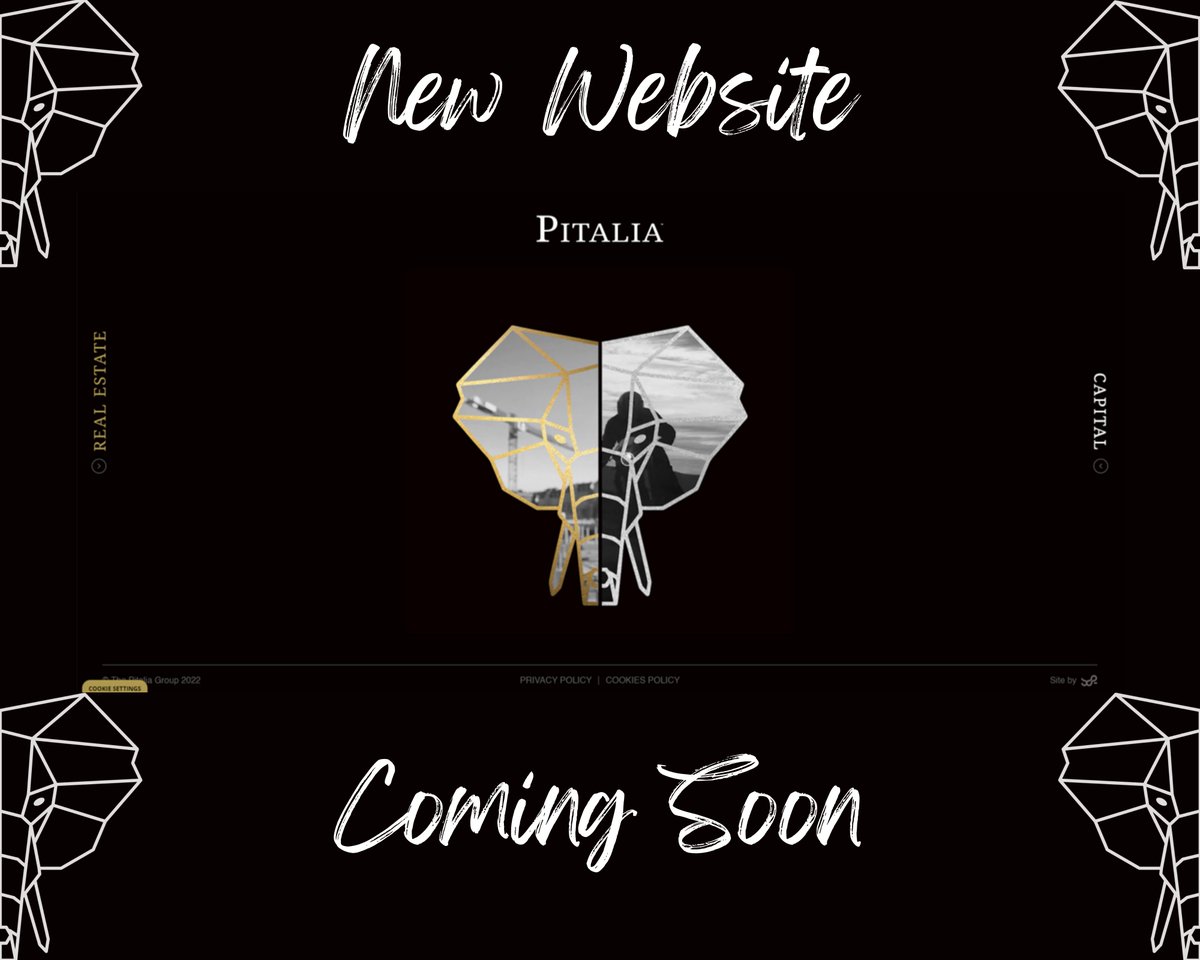 We are just adding the final touches to our new company website which will be launching very shortly ... stay updated and watch this space!

#NewWebsite #NewWebsiteLaunch #CompanyUpdate #Pitalia #PitaliaRealEstate #PitaliaCapital