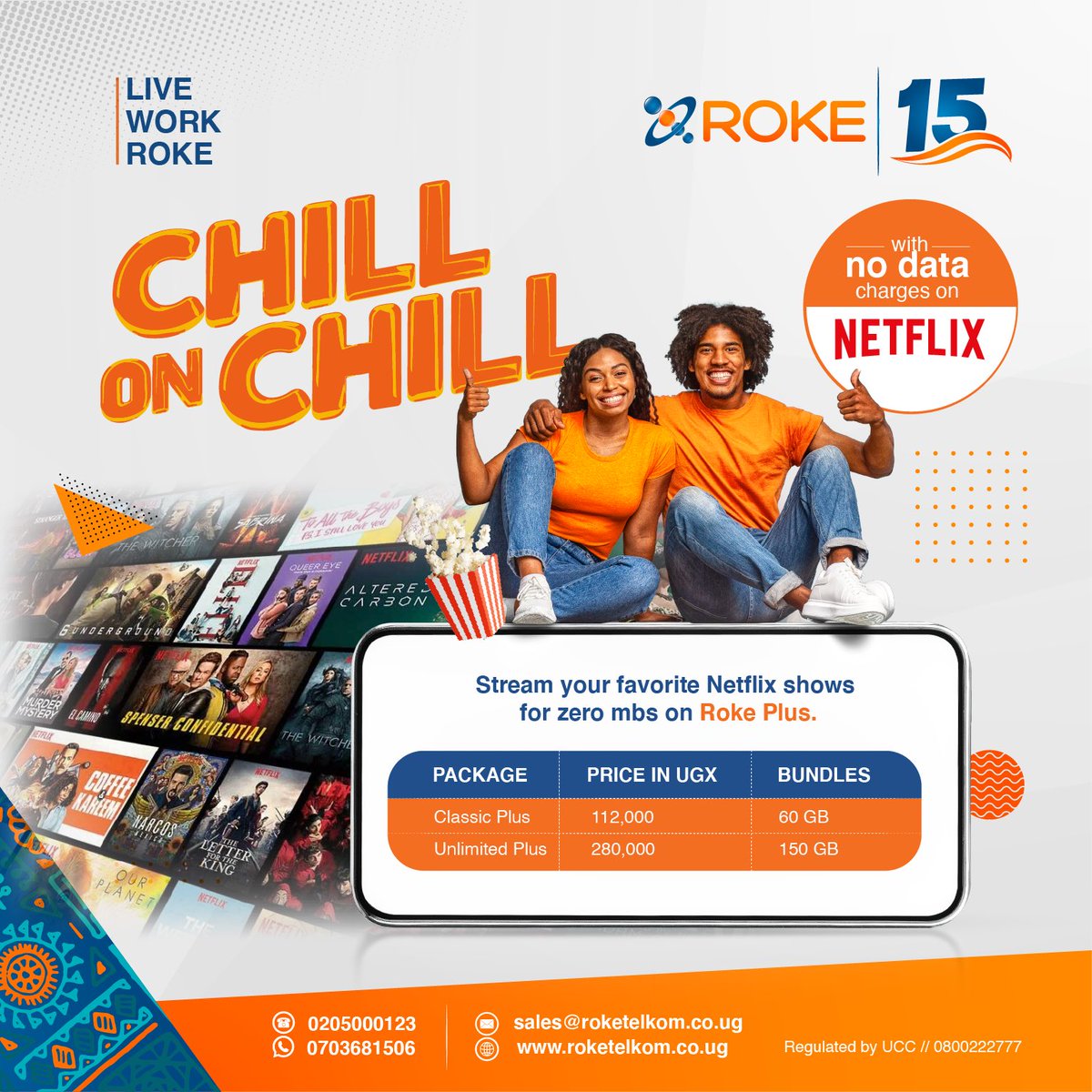 Eric (@genoeric2) on Twitter photo This is nice one from the <a href="/roketelkomug/">Roke Telkom</a> new plan called #ChillonChill is an honest W.
Time to spend on Popcorn and Uber only๐
Imagine watching on Netflix for absolutely free. This is nice one from the <a href="/roketelkomug/">Roke Telkom</a> new plan called #ChillonChill is an honest W.
Time to spend on Popcorn and Uber only๐
Imagine watching on Netflix for absolutely free.