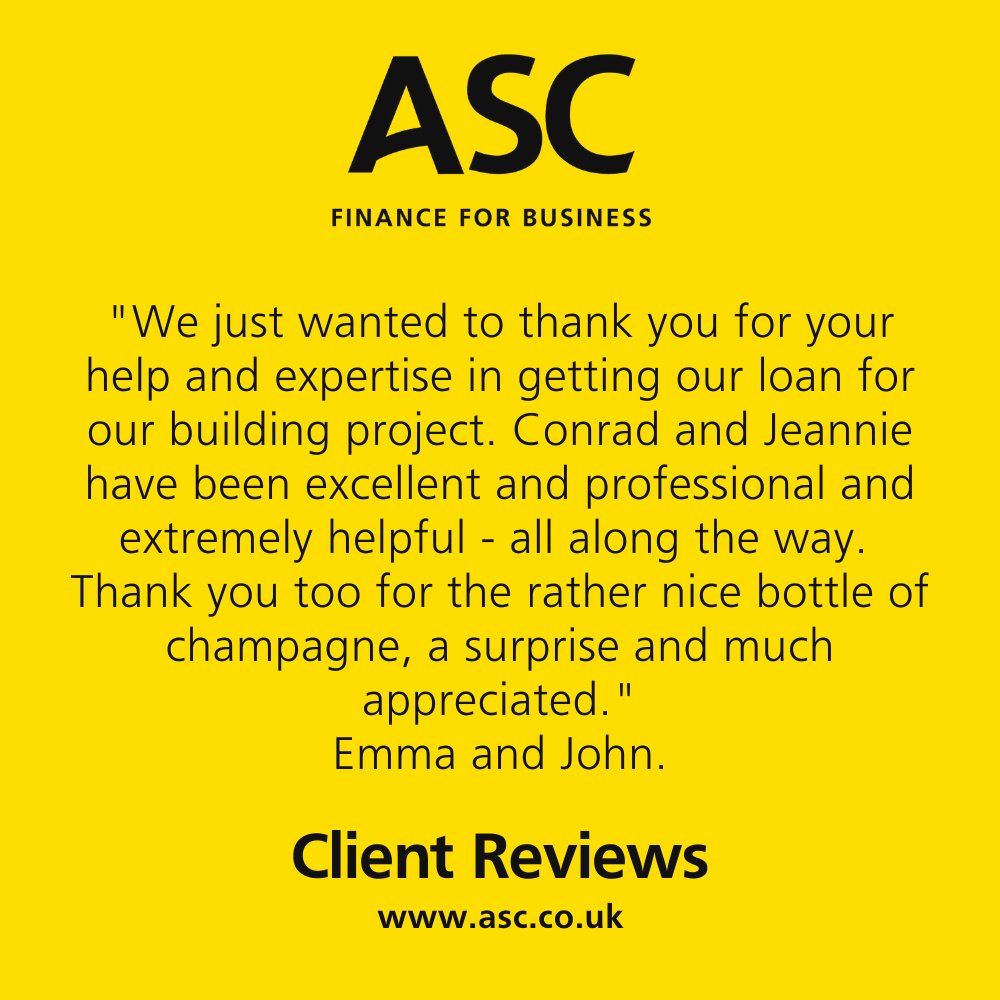 Conrad Robins (facebook.com/ASCConradRobins), ASC in Cornwall, and his team have received another stellar review. Thanks, Emma and John.

#ascfinance #broker #finance #business #banking #financial #loan  #property #mortgage