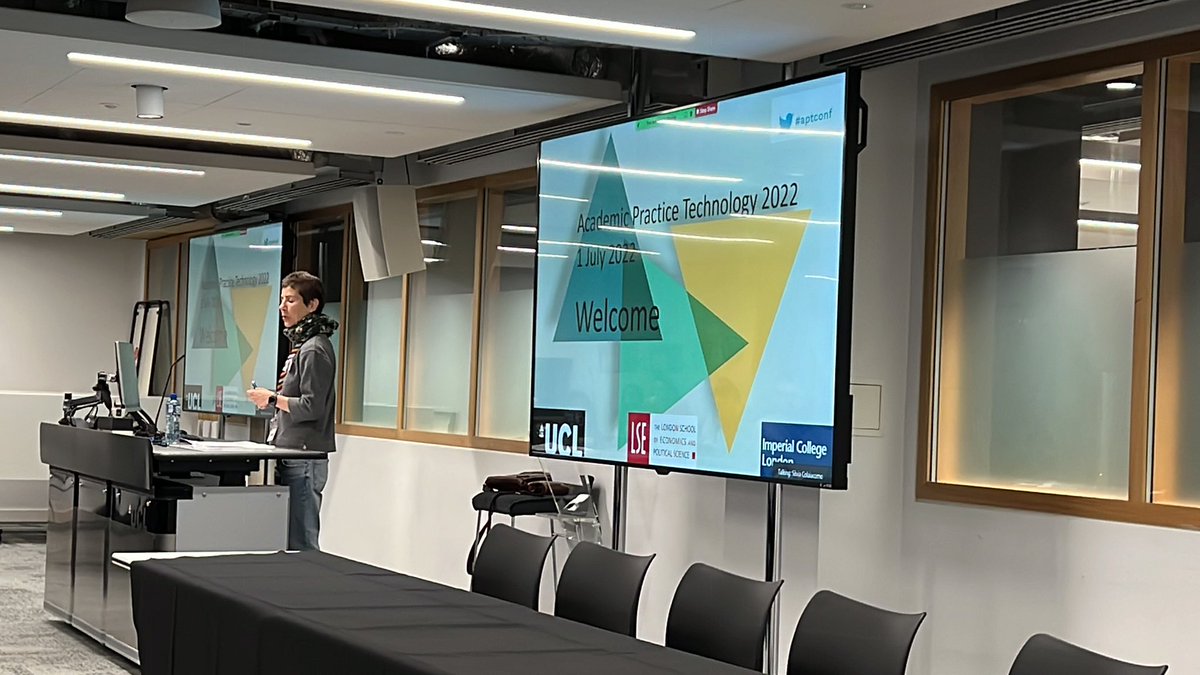 VirtualSarahJ's tweet photo. Really excited to be here at #APT22 Great day of talks and workshops ahead https://t.co/u26g6lbyXY