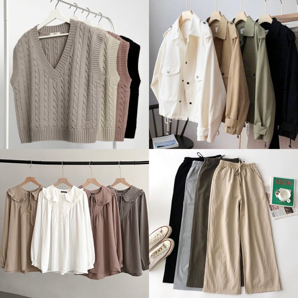 Ide outfit earth tone

- A thread -