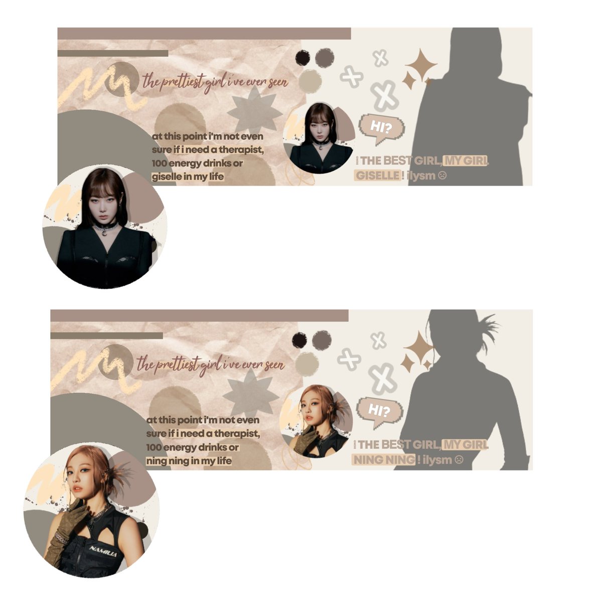 czalestial's tweet image. help rt kak, please 🥺

hallo kak ada yang mau layout karina, winter, sama giselle?? ini free ya kak!! free dari kakak baik @.asterly__ 
syaratnya rt sama doain buat kita semua agar semuanya berjalan lancar dan baik-baik saja!!
ini untuk 3 pemenang ya kk

please masuk #zonauang