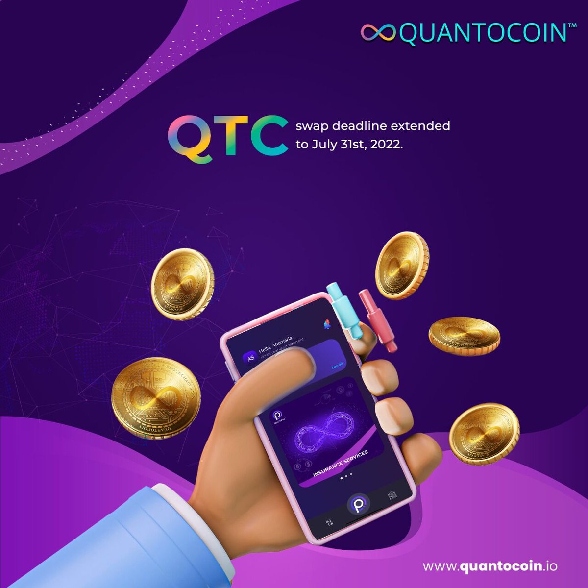 QuantoCoin­® tweet media