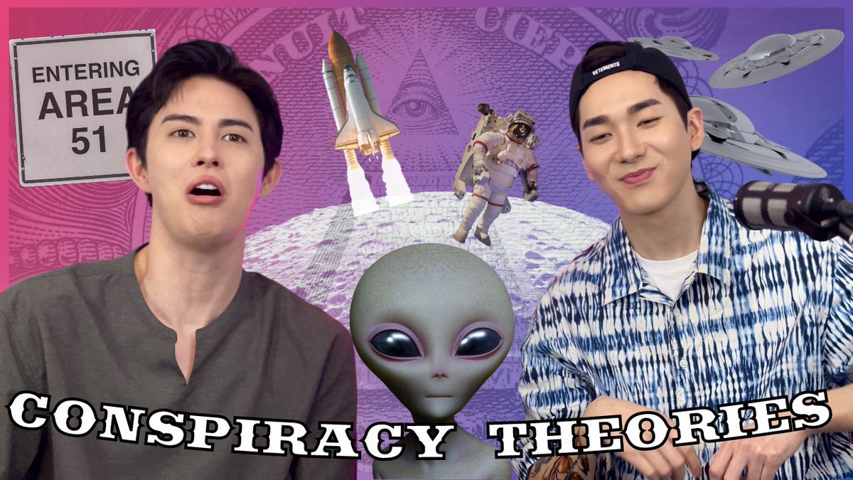 Korean_Cowboys's tweet photo. 🛸!NEW VIDEO!🛸

#ConspiracyTheories with the Korean Cowboys! 
코리안 카우보이스 시즌2 에피소드2 
#음모론 릴리즈 되었습니다! 👾

📺https://t.co/ntf90Fo9Ne

#KoreanCowboys 
#코리안카우보이스
#Aaron #아론
#Joel #조엘
#만관부 https://t.co/PkBfJ4Q7oS