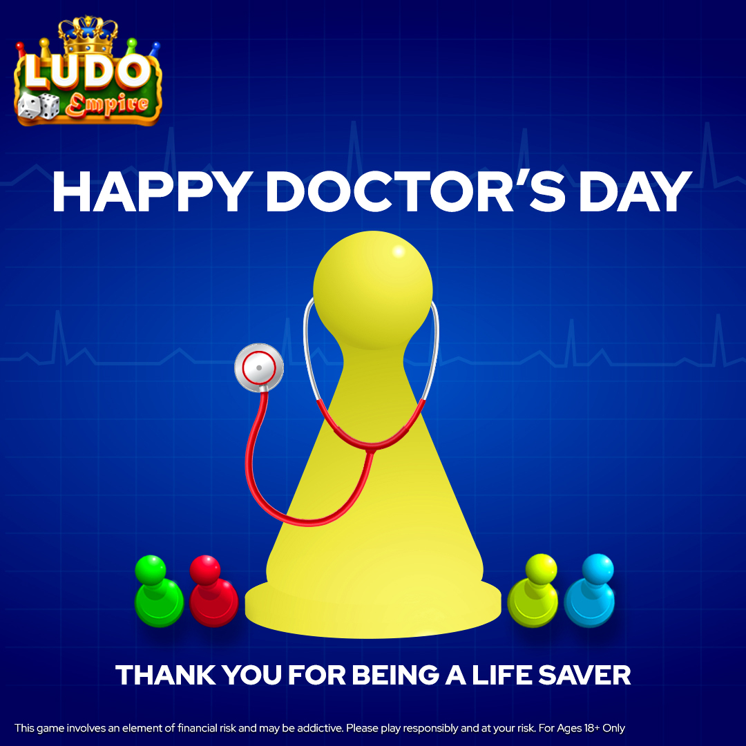ludoempire's tweet photo. Ludo Empire wishes all our health experts a very happy National Doctor’s Day.

Download now - https://t.co/2Fxd25rtjk

#ludo #Ludoempire #gaming #gamer #doctorday2022 #nationaldoctorsday #DoctorsDay #doctorlife https://t.co/Pf8pt2w8vQ