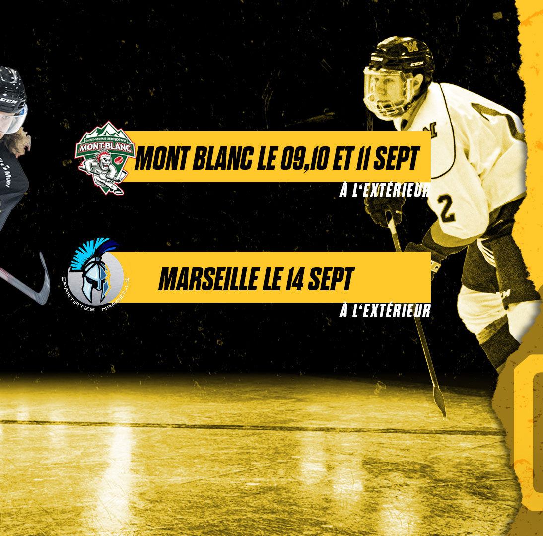 chamberyhockey's tweet photo. Le calendrier des matchs amicaux est dévoilé ! Le groupe Jaune et Noir aura droit à quelques matchs pour se rôder un maximum afin d'être prêt pour la reprise officielle du Championnat D1 début Octobre 🔥
#GOELEPHANTS https://t.co/wwEt2ziOKb