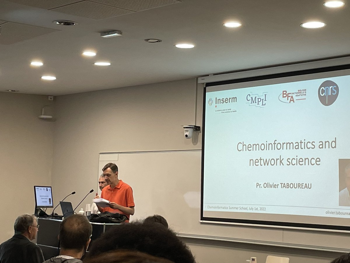 Chemoinformatics Strasbourg Summer School #CS3_2022 #chemoinformatics and #network science
