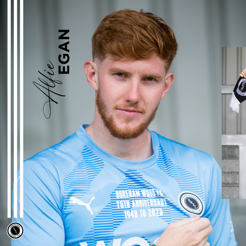 BOREHAM_WOODFC's tweet photo. ✍️ 𝐖𝐞𝐥𝐜𝐨𝐦𝐞, 𝐀𝐥𝐟𝐢𝐞 𝐄𝐠𝐚𝐧!

The central midfielder arrives at the LV BET Stadium Meadow Park on a two-year deal following his departure from @EUFCofficial, becoming the Club's first announced summer arrival

#WeAreTheWood