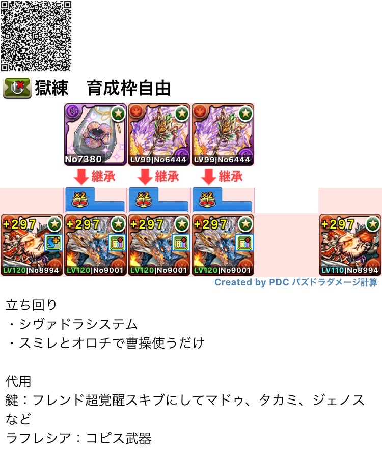 獄練の闘技場 シヴァドラゴン シヴァドラ編成 編成 複数パターン紹介 パズドラ 編成テンプレ立ち回り攻略解説まとめ