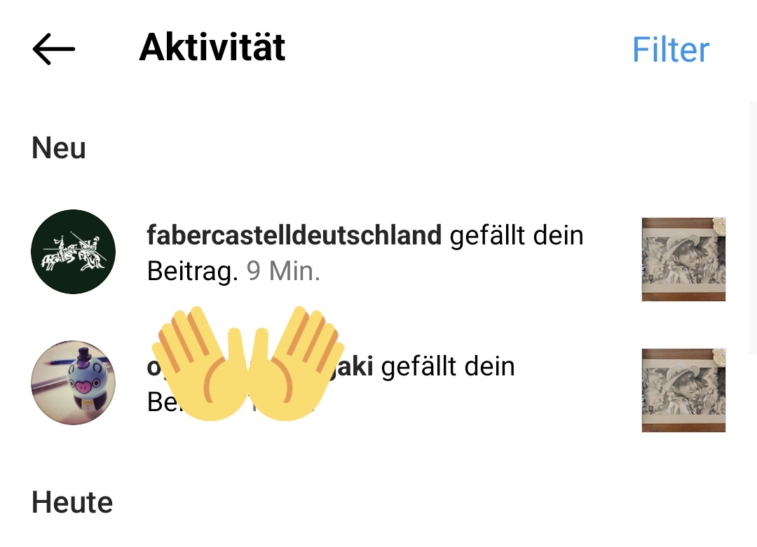 When FaberCastell Germany (insta) your Artwork liked 🤭