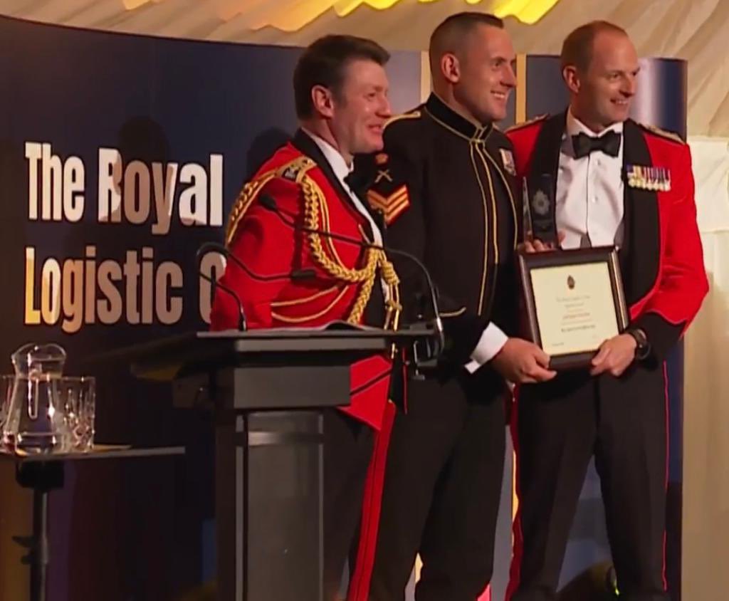 Shout out to all the #4RegtFamily nominated for last nights <a href="/UKArmyLogistics/">The Royal Logistic Corps</a> #SportsAwards 👏

Congratulations to SSgt Hood RLC Coach of the Year! 🥇#Athletics 

<a href="/12ArmdBCT/">12 Armd BCT</a> <a href="/RLCCorpsSM/">RLC Corps Sergeant Major</a>