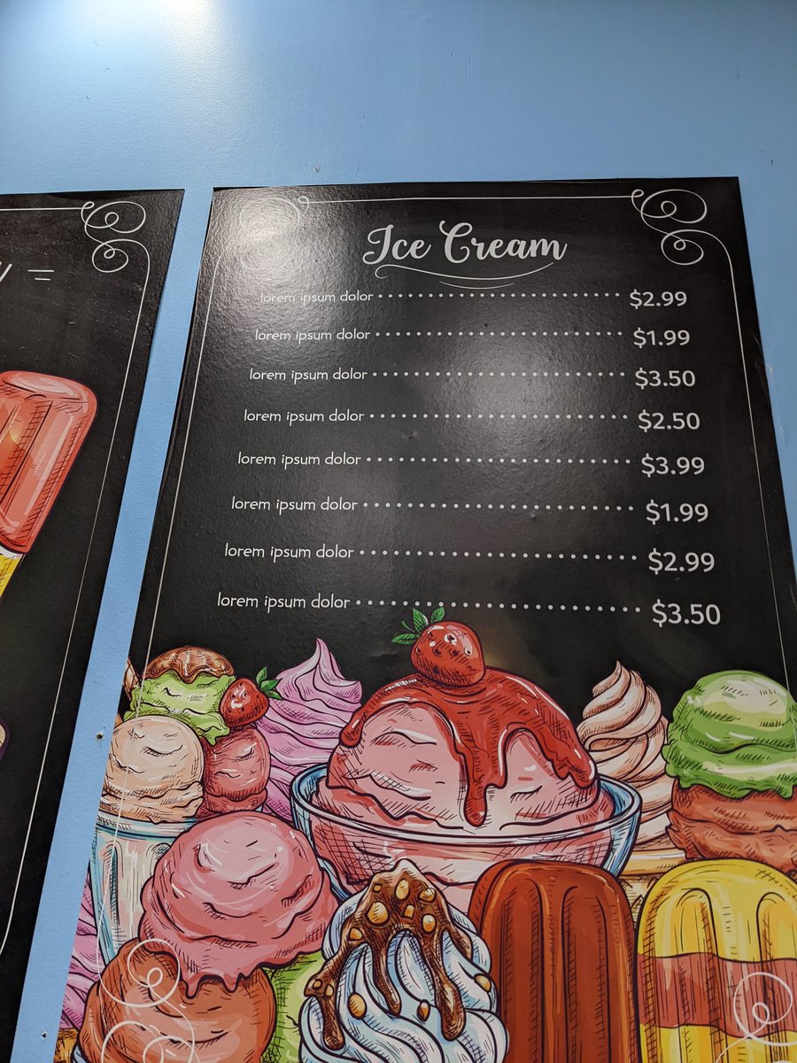 gavbarnett's tweet photo. Lorem ipsum dolor, my favourite flavours. https://t.co/iSWyDYgMX5