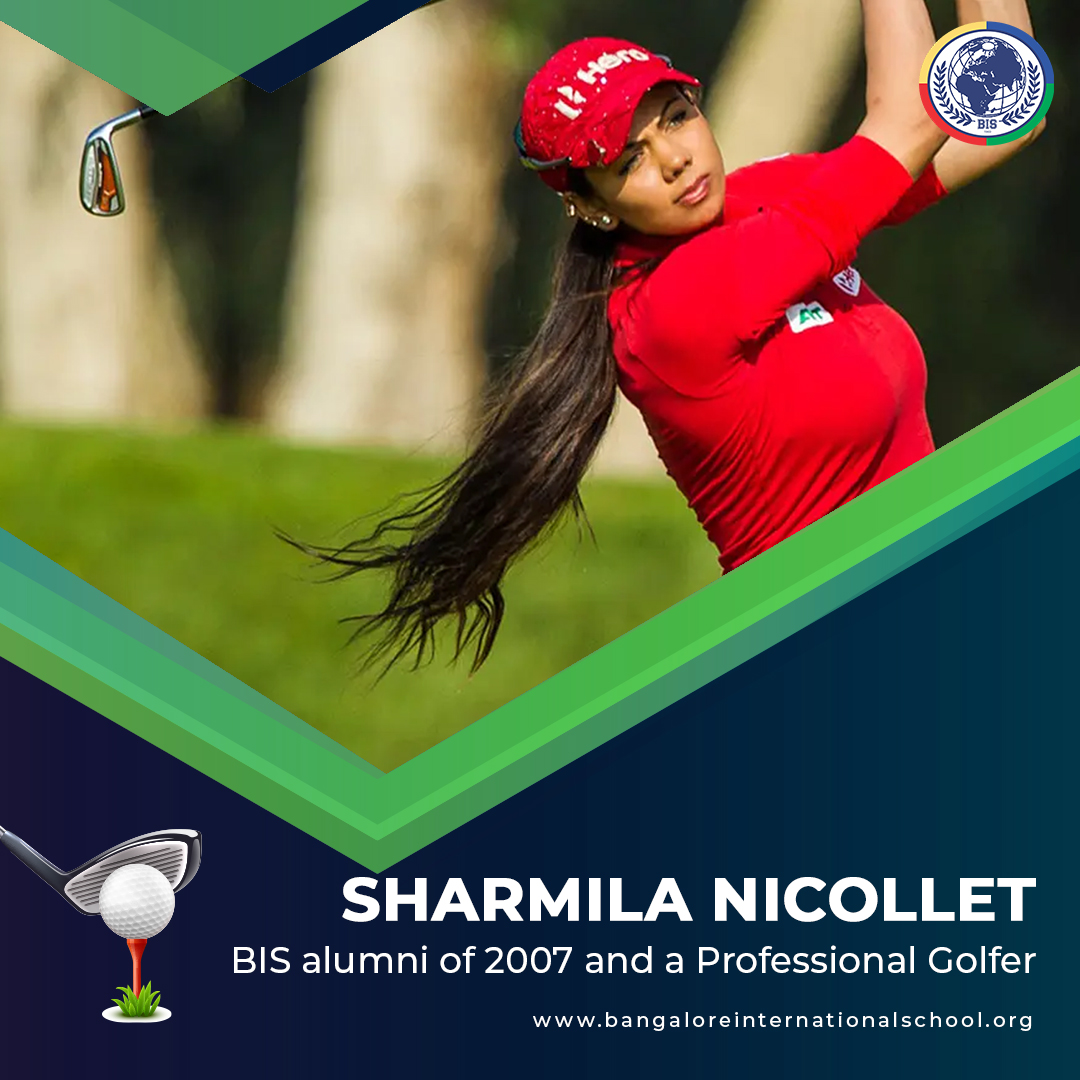 Sharmila Nicollet - BIS alumni of 2007 and a  Professional Golfer. She was the youngest Indian to qualify for the Ladies European Tour. We’re happy to be able to support and accommodate students and their dreams.

#BIS #SharmilaNicollet #bisalumni #golfer