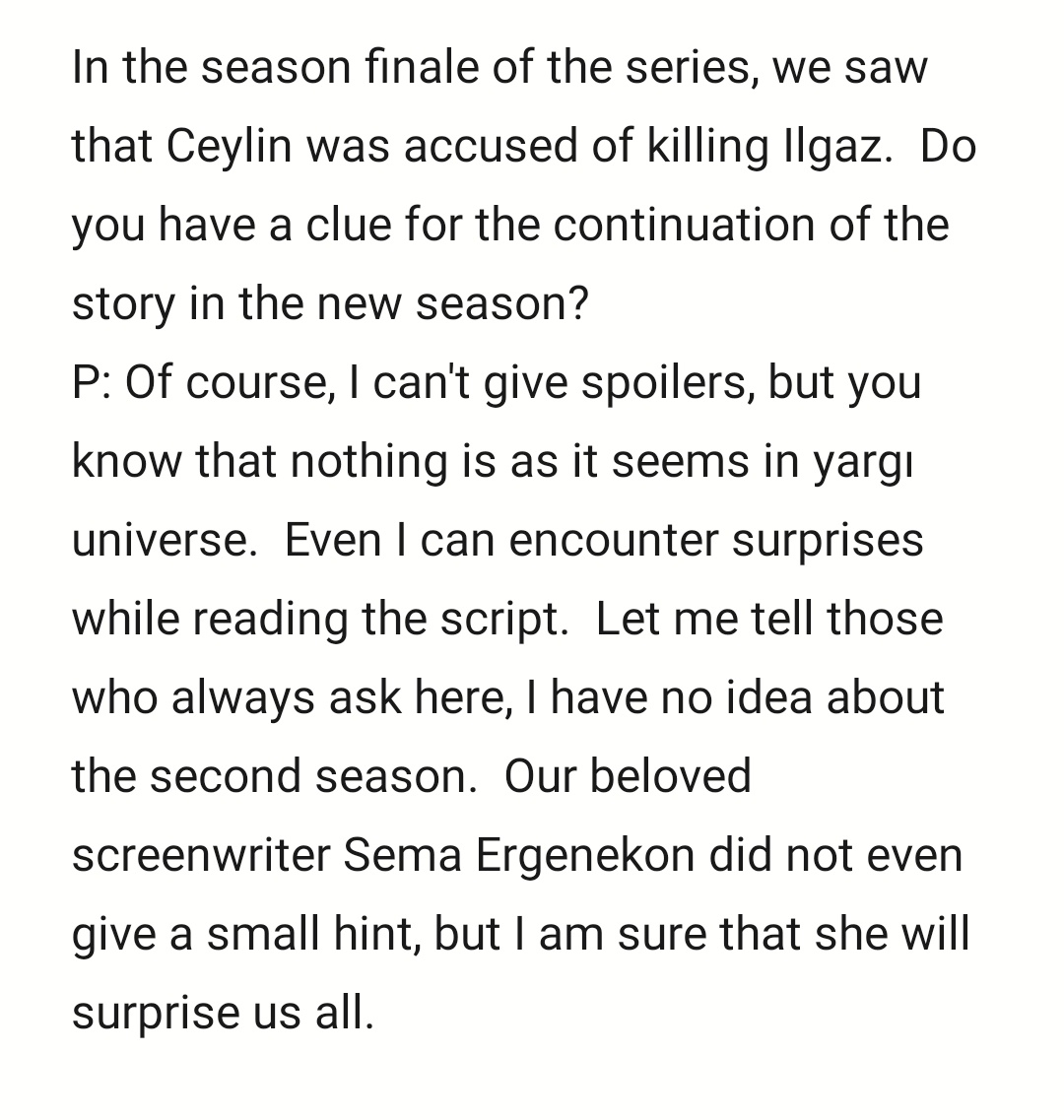 Batoultyy's tweet photo. About second season and Ilgaz's death:
#pınardeniz #yargı https://t.co/av3rQHB69x