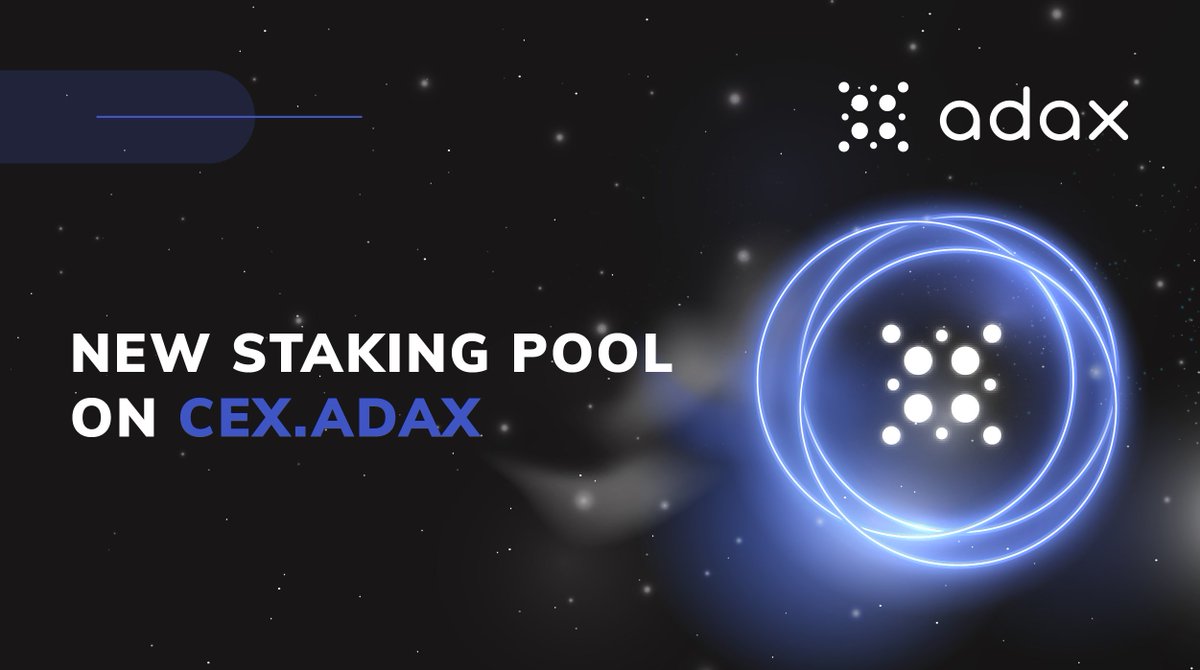adax_pro's tweet image. New Staking Pool on cex.adax.pro ! 🤑🔥

We’re inviting all of our community members to tag along into the staking activity with ❗Jump on board, stake and get early access to our launchpad projects!💰🥳

Period: 6 months
APR: 16%